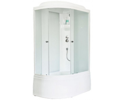 Душевая кабина Royal Bath RB 8120BK4-ММ 120х80 см, с матовыми стеклами, правосторонняя