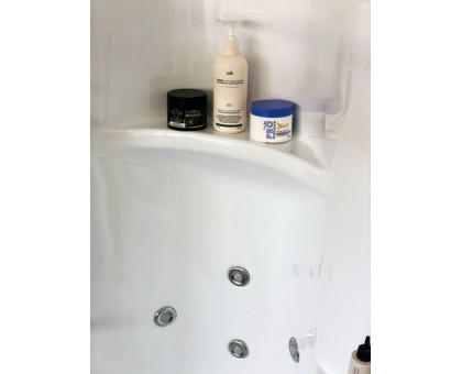 Душевая кабина Royal Bath RB 150ALP-T-CH 150х100 см, с прозрачными стеклами, левосторонняя