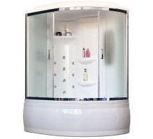 Душевая кабина Royal Bath RB 150ALP-C-CH 150х100 см, с матовыми стеклами, левосторонняя