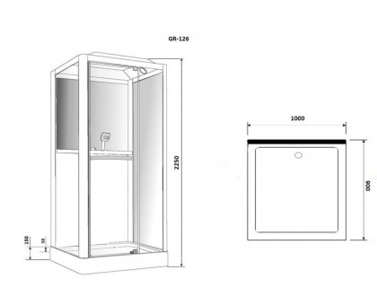 Душевая кабина Grossman GR-126