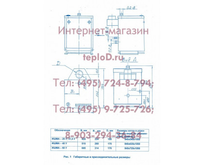 Газовый котел ИШМА 25 У (САБК) Боринское