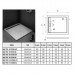 Душевой поддон WeltWasser WW TRS  80 STONE-BL 80х80 см черный с сифоном