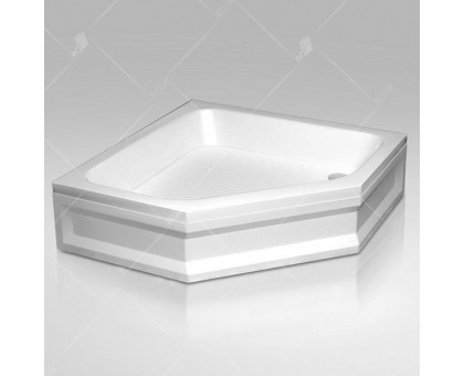Душевой поддон RGW BT/CL-S-A 90x90 см, трапеция, акриловый, белый